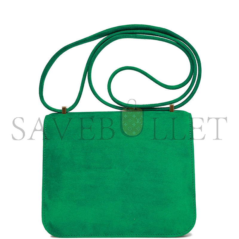 H**me5 master constance 18 cactus doblis suede gold hardware (18*15*4cm)